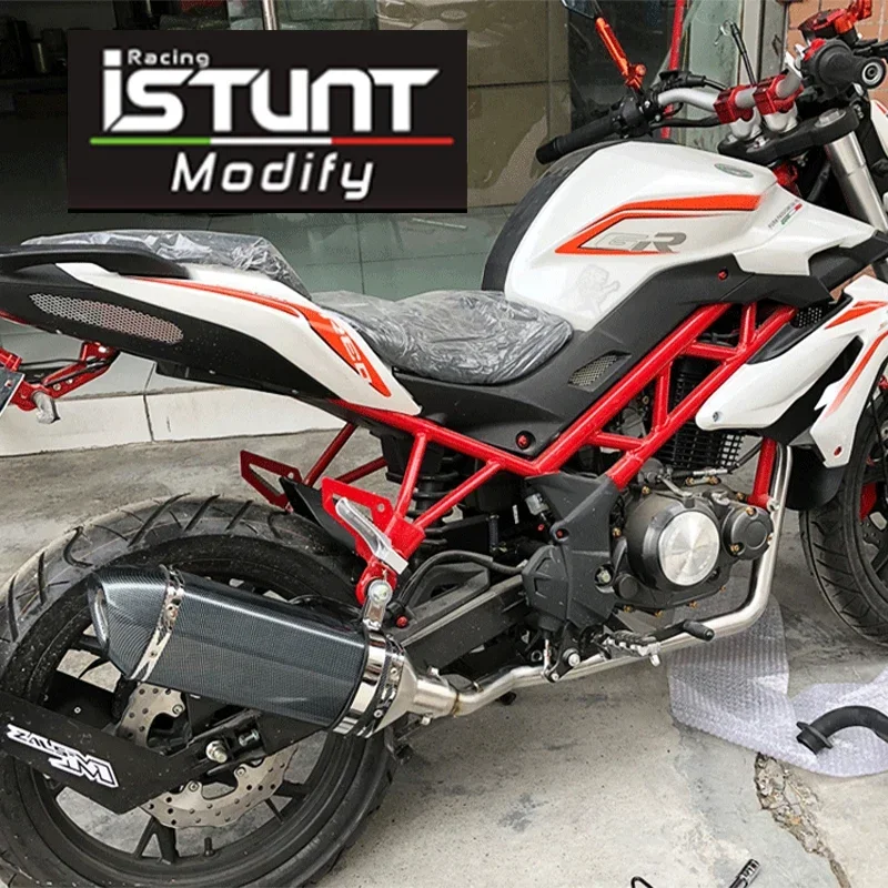 TF/Motorcycle Exhaust Muffler escape Front Link Pipe DB Killer Muffler Slip On For Benelli 150 tnt150 Full Systems Exhaust Modif
TF/Motorcycle Exhaust Muffler escape Front Link Pipe DB Killer Muffler Slip On For Benelli 150 tnt150 Full Systems Exhaust Modif