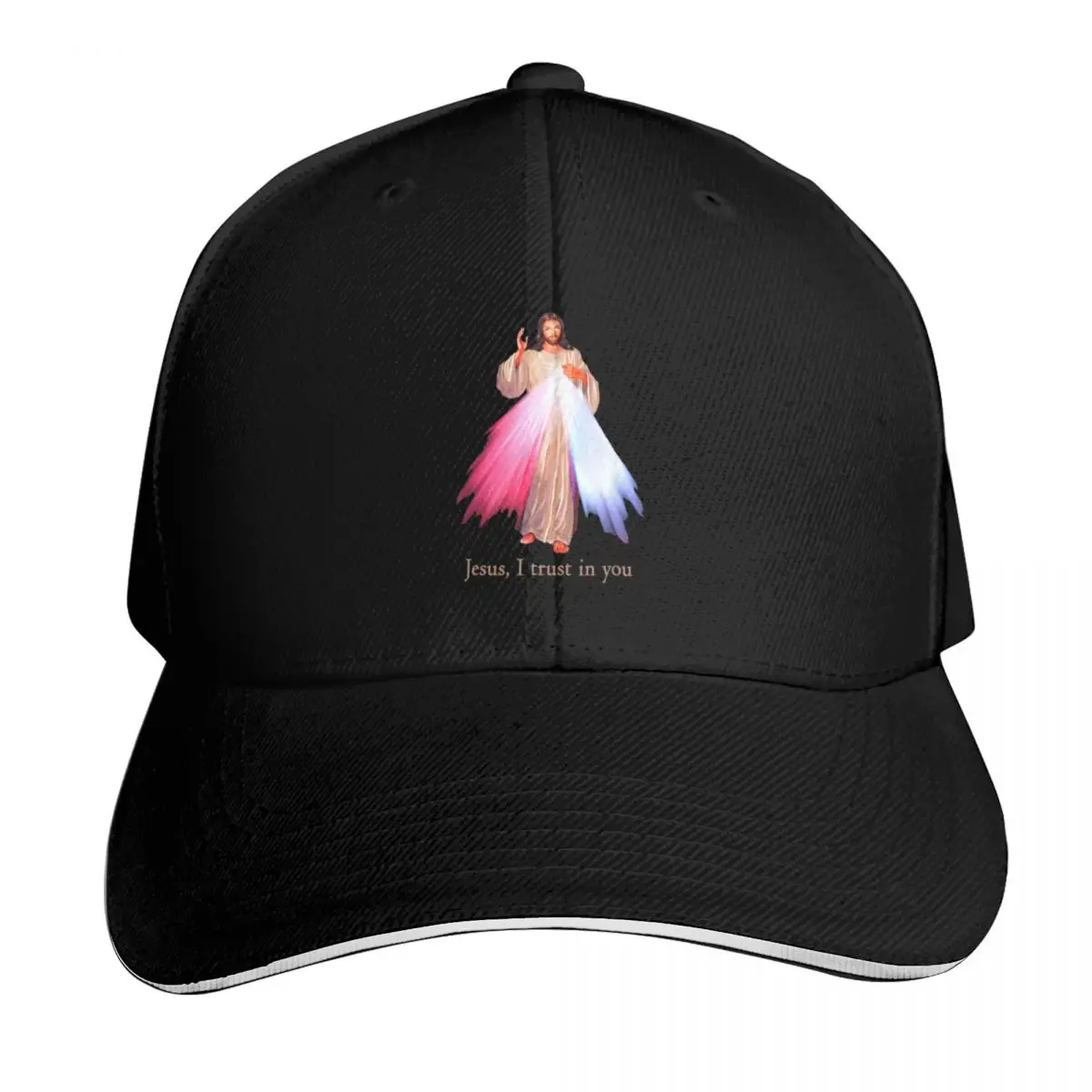 Divine Mercy Jesus I Trust In You Baseball Cap cute Luxury Brand Anime fishing caps man Mens Hats Women's
Divine Mercy Jesus I Trust In You Baseball Cap cute Luxury Brand Anime fishing caps man Mens Hats Women's