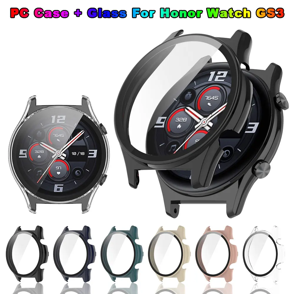 PC Hard Screen Protector Case For Honor Watch GS3 GS 3 Anti-scratch Protective Cover Tempered Glass Case Smartwathc Accessories
PC Hard Screen Protector Case For Honor Watch GS3 GS 3 Anti-scratch Protective Cover Tempered Glass Case Smartwathc Accessories