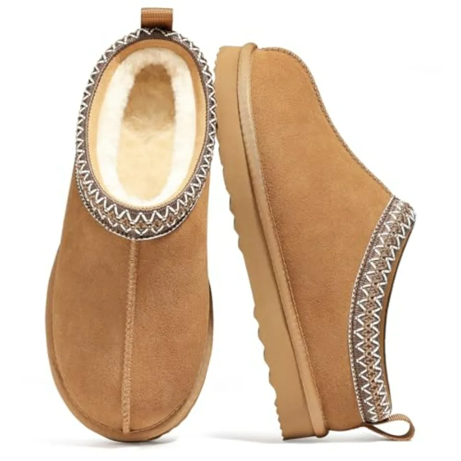 bebealy Genuine Suede Fuzzy Slippers for Women Winter Warm House Shoes Cozy Mini Boots for Indoor Outdoor
bebealy Genuine Suede Fuzzy Slippers for Women Winter Warm House Shoes Cozy Mini Boots for Indoor Outdoor