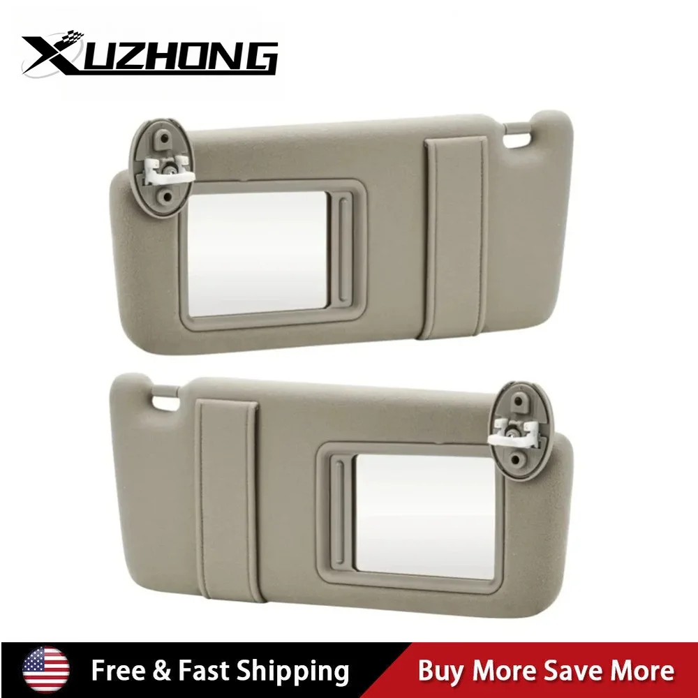 Pair Left Right Sun Visor For Toyota Venza 2009-2016 Beige With Visor Cover Trims
Pair Left Right Sun Visor For Toyota Venza 2009-2016 Beige With Visor Cover Trims