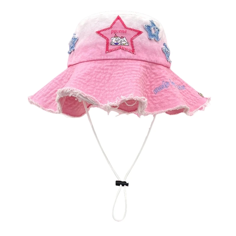 Fading Color Star Patches Bucket Hat мягкая дышащая шляпа для рыбаков для женщин ежедневная ношение музыкального фестиваля
Fading Color Star Patches Bucket Hat мягкая дышащая шляпа для рыбаков для женщин ежедневная ношение музыкального фестиваля