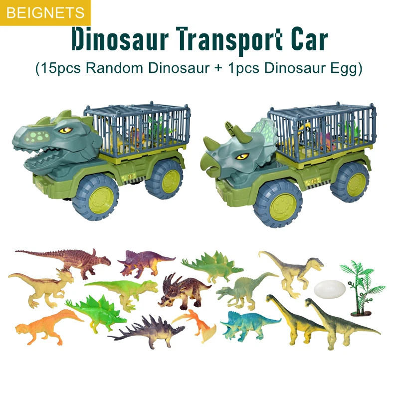 Kids Big Size Dinosaurs Transport Car Toy with 15 Dinosaur Carrier Truck Toy Pull Back Vehicle Christmas Toys Gift for Boys
Kids Big Size Dinosaurs Transport Car Toy with 15 Dinosaur Carrier Truck Toy Pull Back Vehicle Christmas Toys Gift for Boys