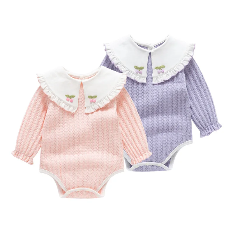 ZOETOPKID Baby Floral Embroidery Bodysuit Newborn Cute Easter Romper Infant Casual Cute Doll Collar Long Sleeve Jumpsuit Clothes
ZOETOPKID Baby Floral Embroidery Bodysuit Newborn Cute Easter Romper Infant Casual Cute Doll Collar Long Sleeve Jumpsuit Clothes