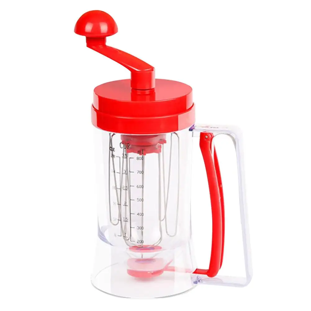 Handheld Batter Dispenser Baking Tool Measuring Marks Portion Control Pancake Mixer Large Opening Easy Clean Manual Cake
Handheld Batter Dispenser Baking Tool Measuring Marks Portion Control Pancake Mixer Large Opening Easy Clean Manual Cake