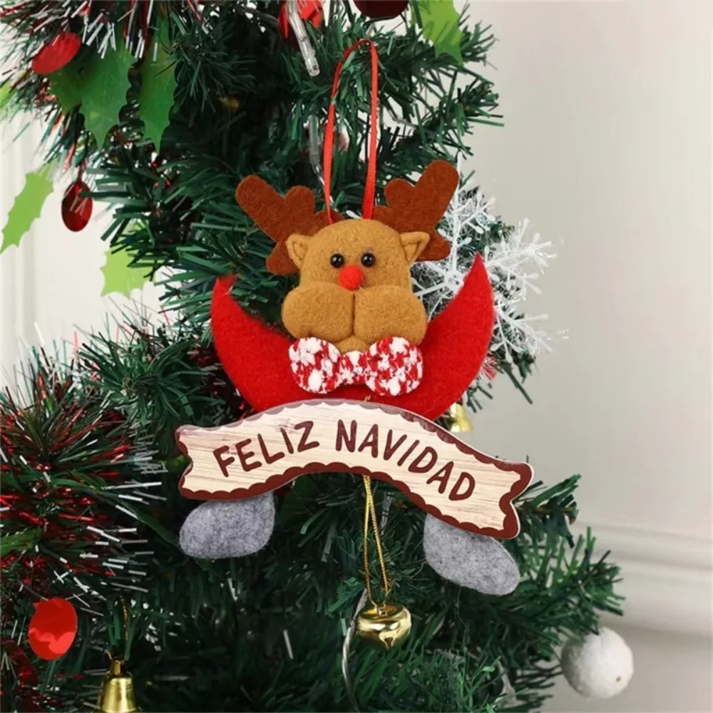 Cute Christmas Snowman Bell Ornament with Metal Bell Romantic Santa Claus Elk Pendant Festival Cartoon
Cute Christmas Snowman Bell Ornament with Metal Bell Romantic Santa Claus Elk Pendant Festival Cartoon