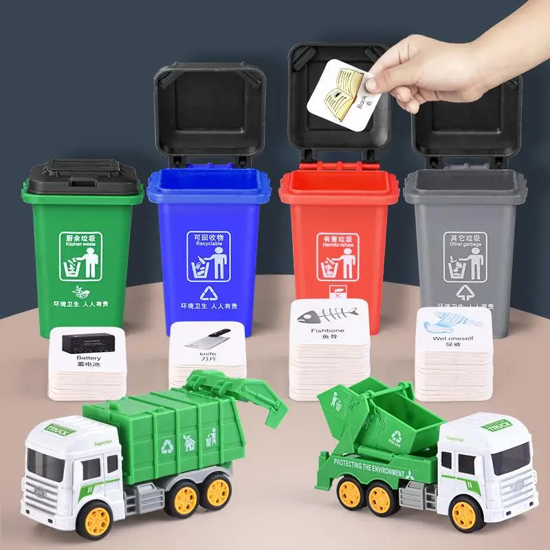 Children's Garbage Classification Game Toy Model Set Baby Trash Can Plaything Early Education Environmental Protection Car Kit
Children's Garbage Classification Game Toy Model Set Baby Trash Can Plaything Early Education Environmental Protection Car Kit