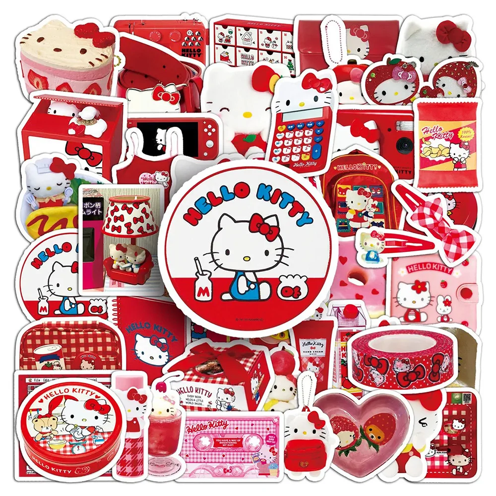 10/30/50pcs Red INS Style Hello Kitty Graffiti Stickers Cute Cartoon Decal Kid Toy DIY Stationery Phone Guitar Girl Gift Sticker
10/30/50pcs Red INS Style Hello Kitty Graffiti Stickers Cute Cartoon Decal Kid Toy DIY Stationery Phone Guitar Girl Gift Sticker