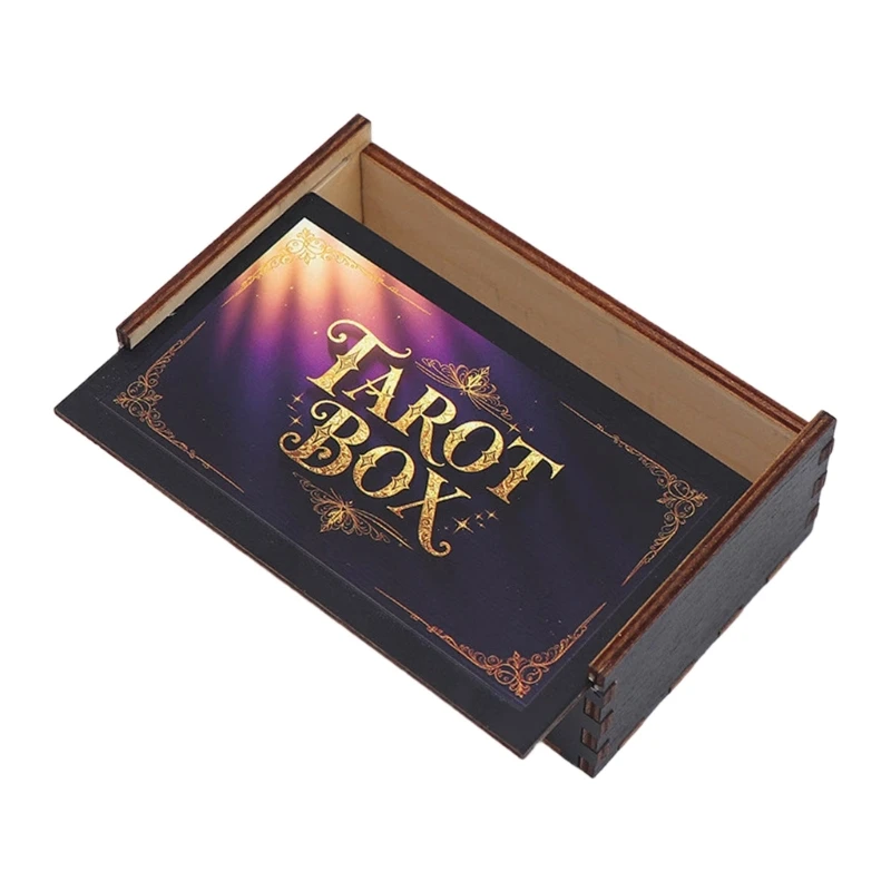 Handwork Slide Top Wooden Box Tarots Card Case With Secure Slide for Storing
Handwork Slide Top Wooden Box Tarots Card Case With Secure Slide for Storing
