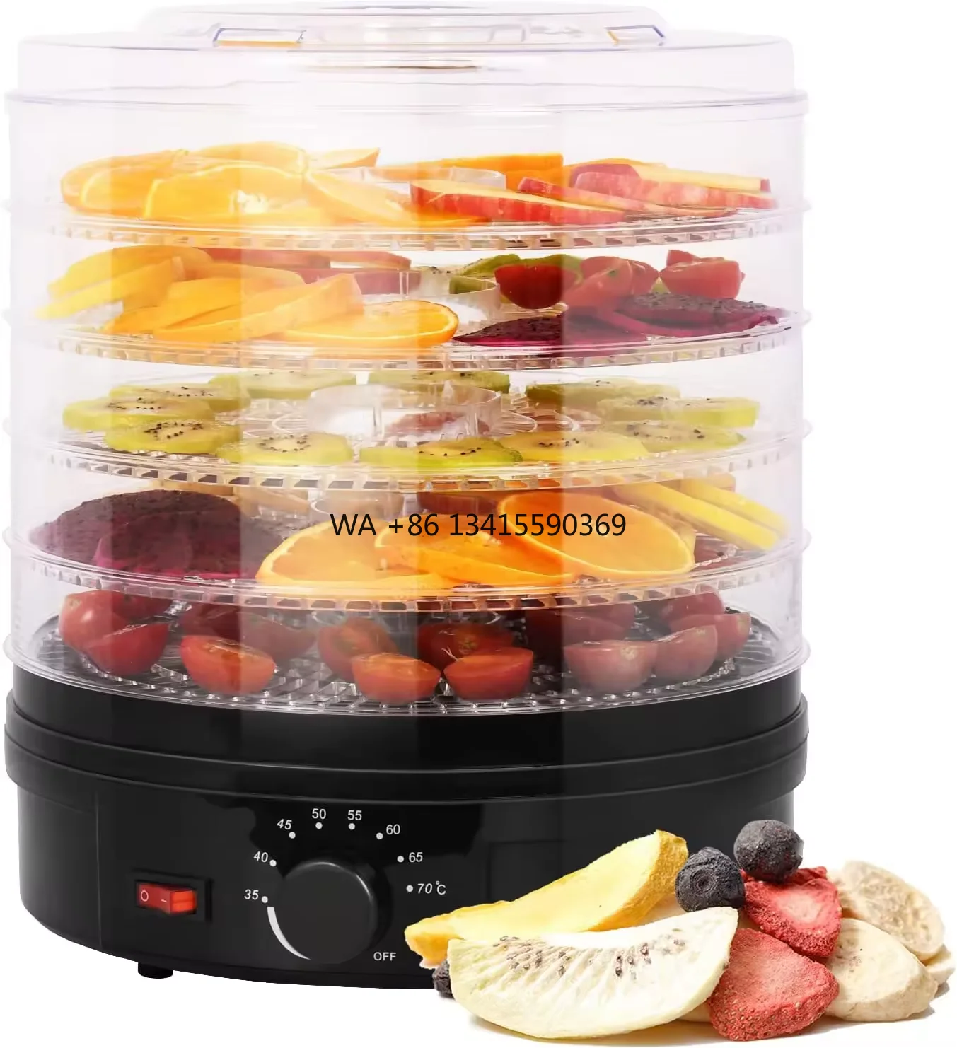 Hot Sale Mini 5 Tier Column Food Dryer Home Electric Vegetable Fruit Meat Fish Dryer
Hot Sale Mini 5 Tier Column Food Dryer Home Electric Vegetable Fruit Meat Fish Dryer