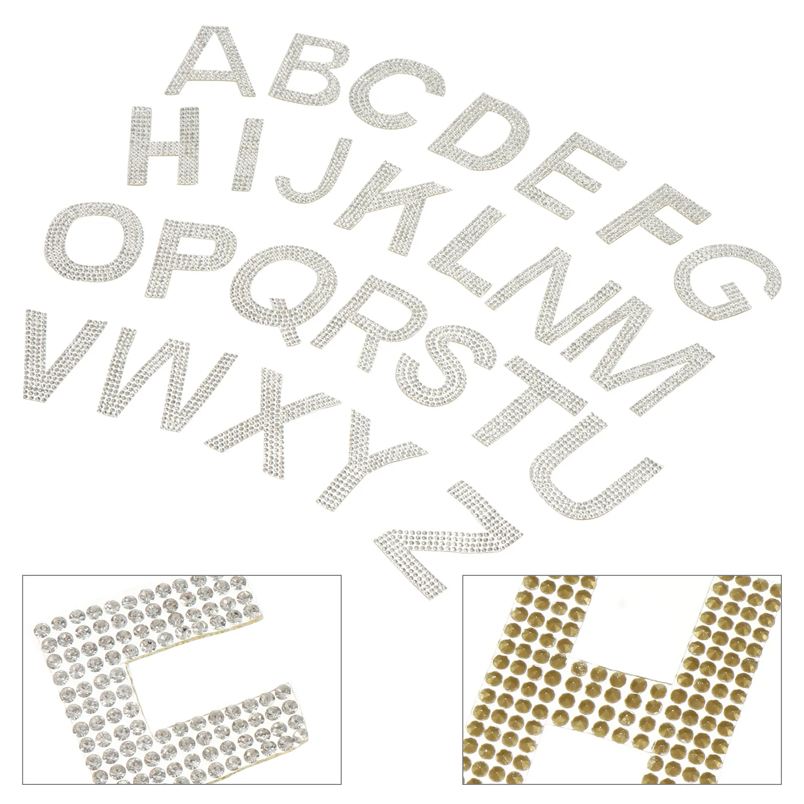 Rhinestone Stickers Embroidery Patches Alphabet Shaped Decoration Sewing Applique Iron On Patches Bright Colors Chic Patterns
Rhinestone Stickers Embroidery Patches Alphabet Shaped Decoration Sewing Applique Iron On Patches Bright Colors Chic Patterns
