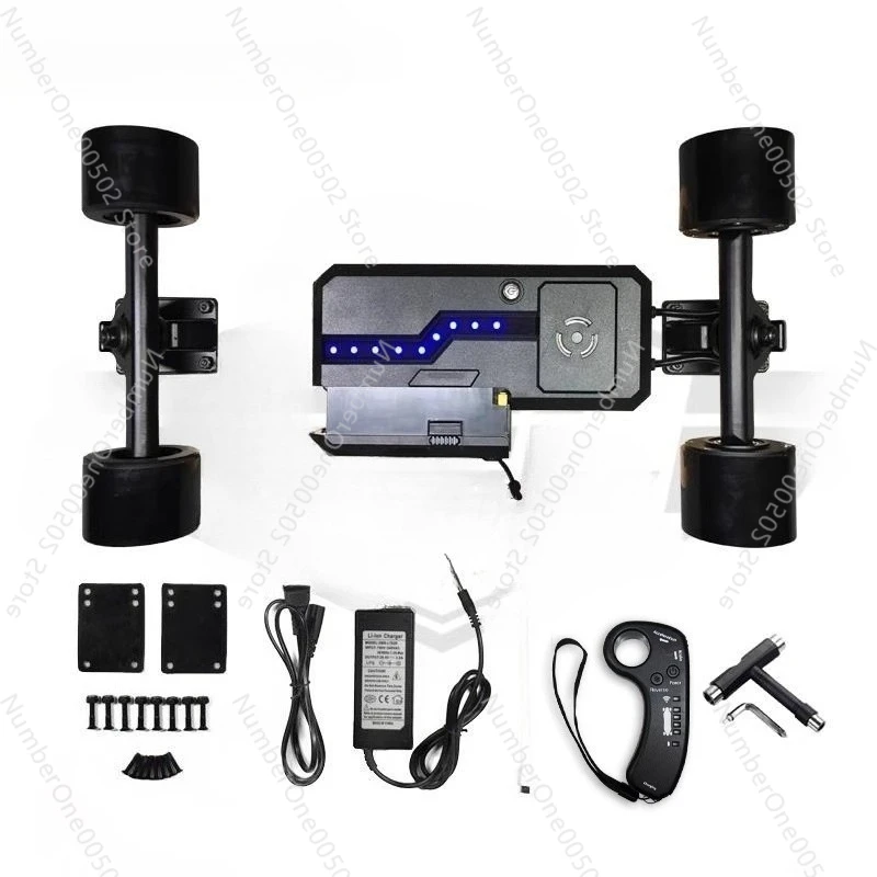 5 inch four wheel electric skateboard accessories remote control battery box motor bridge bracket charger kit
5 inch four wheel electric skateboard accessories remote control battery box motor bridge bracket charger kit