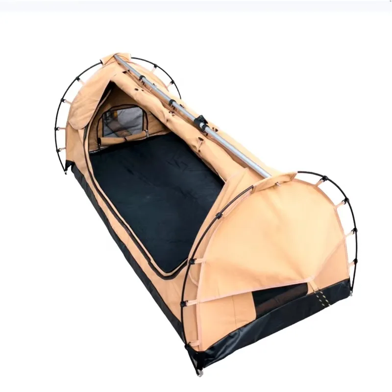 Modification Factory Price Australian Outdoor Camping Hiking Waterproof Canvas Single Swag Tent for Sale
Modification Factory Price Australian Outdoor Camping Hiking Waterproof Canvas Single Swag Tent for Sale