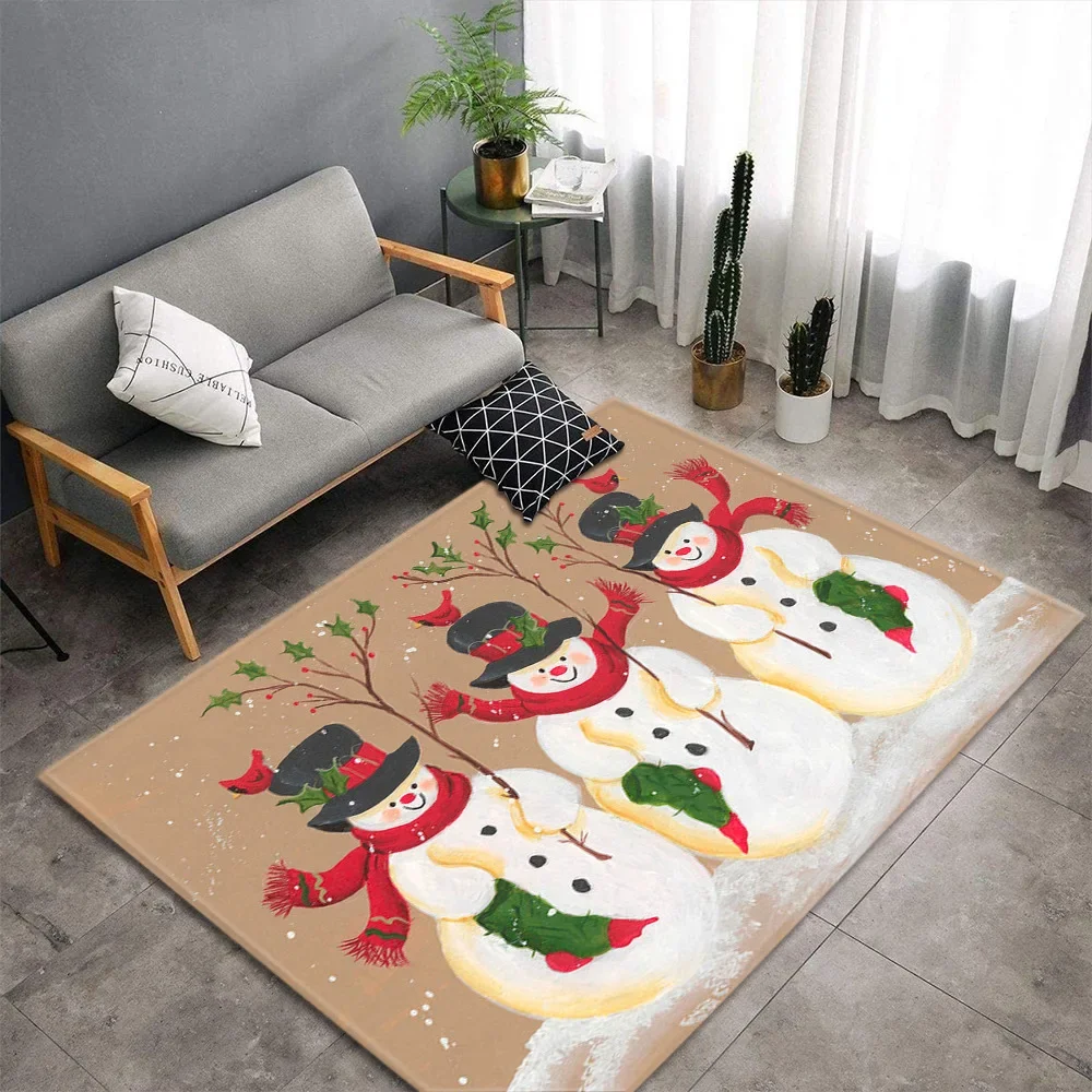 New 3D Cartoon Snowman Carpets For Living Room Bedroom Bedside Floor Mat Door Mat Anti-slip Rugs Merry Christmas Home Decoration
New 3D Cartoon Snowman Carpets For Living Room Bedroom Bedside Floor Mat Door Mat Anti-slip Rugs Merry Christmas Home Decoration