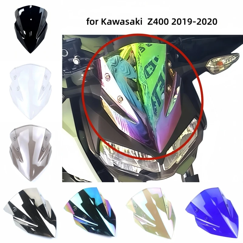 Motorcycle windshield air deflector front windshield Flow Guide Plate Double Bubble for Kawasaki Z 400 Z400 2019-2020
Motorcycle windshield air deflector front windshield Flow Guide Plate Double Bubble for Kawasaki Z 400 Z400 2019-2020