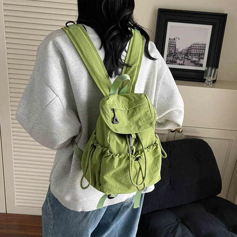 LEFTSIDE Women's Small Soft Cloth Backpacks 2025 New in Fashion Summer New Backpack Girls School Bag Cute Green Back Pack
LEFTSIDE Women's Small Soft Cloth Backpacks 2025 New in Fashion Summer New Backpack Girls School Bag Cute Green Back Pack