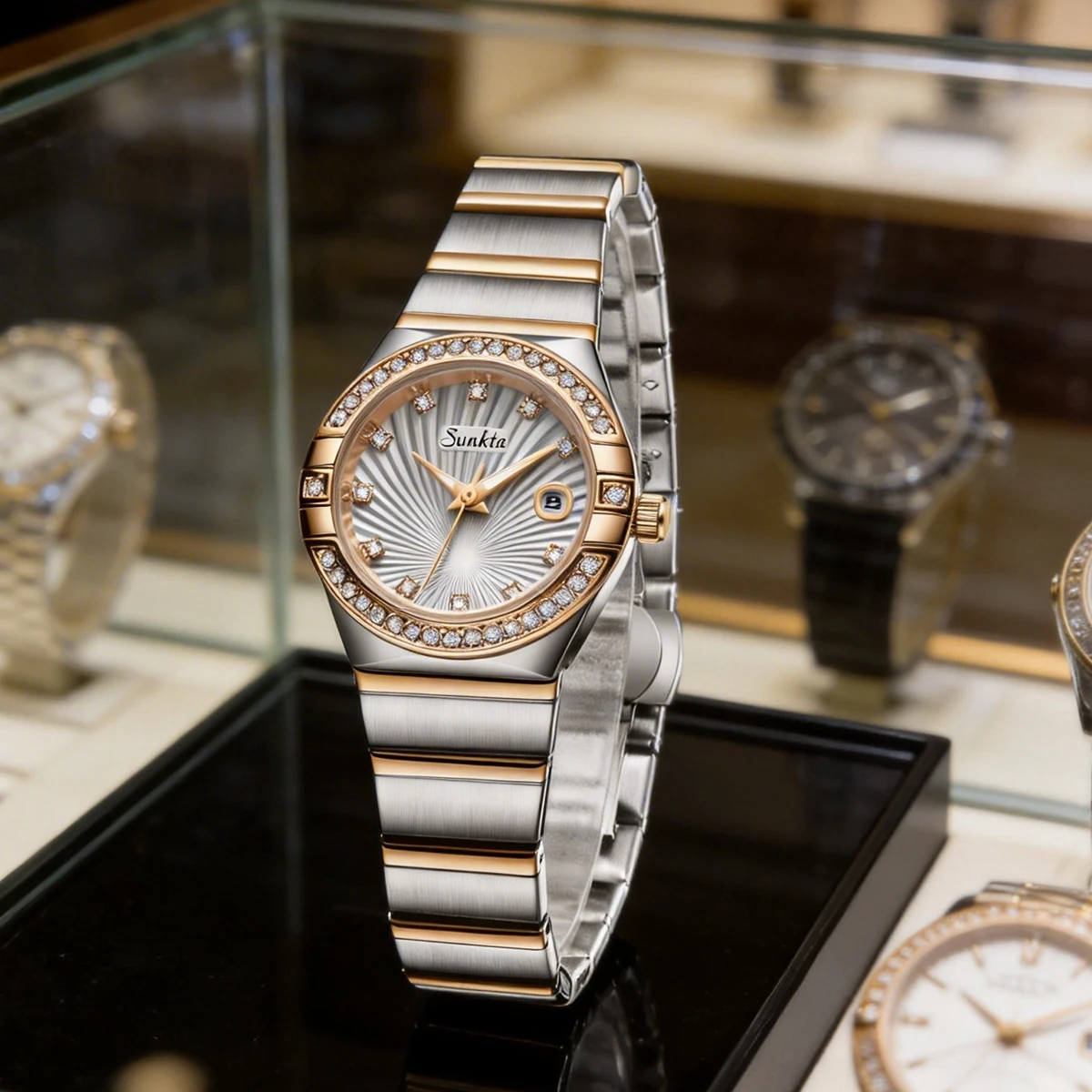 LIGE Sunkta Watches for Woman Diamond Luxury Stainless Steel Woaman Watch Fashion Ladies Elegant Waterproof Luminous Date Clocks
LIGE Sunkta Watches for Woman Diamond Luxury Stainless Steel Woaman Watch Fashion Ladies Elegant Waterproof Luminous Date Clocks