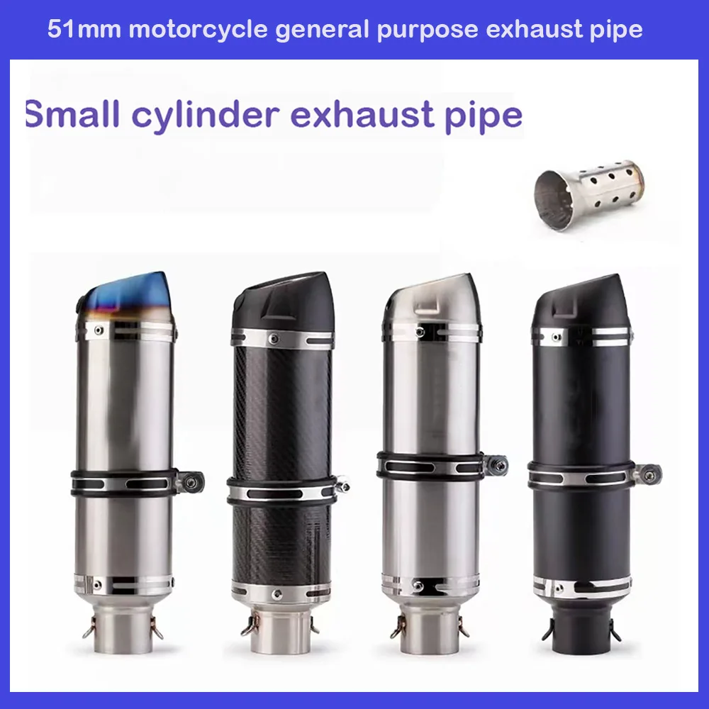 51mm Motorcycle Exhaust Muffler Pipe Escape Moto With DB Killer for Z1000 Z900 GSR600 FZ6N R1 R6 R3
51mm Motorcycle Exhaust Muffler Pipe Escape Moto With DB Killer for Z1000 Z900 GSR600 FZ6N R1 R6 R3