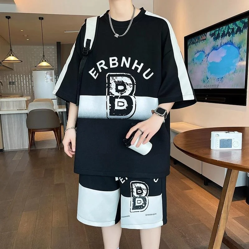 Summer New Sle Youth f Sve round Ne T-irt And Five-Point ort Casual Sports Set Breathable And Sli for Teens
Summer New Sle Youth f Sve round Ne T-irt And Five-Point ort Casual Sports Set Breathable And Sli for Teens