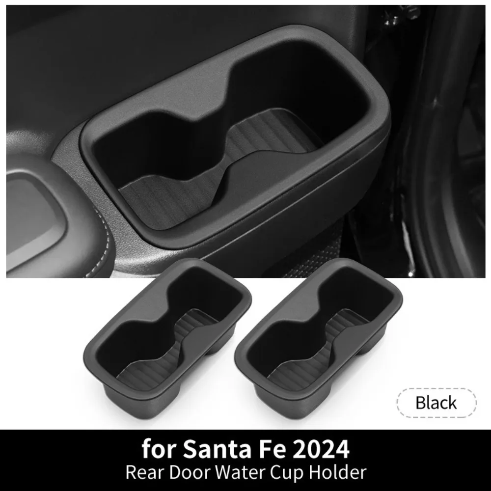 2PCS Set Black Color Rear Door Cup Holder Insert Durable Silicone Third Row Drinks Storage Box Seats Tidying Design
2PCS Set Black Color Rear Door Cup Holder Insert Durable Silicone Third Row Drinks Storage Box Seats Tidying Design