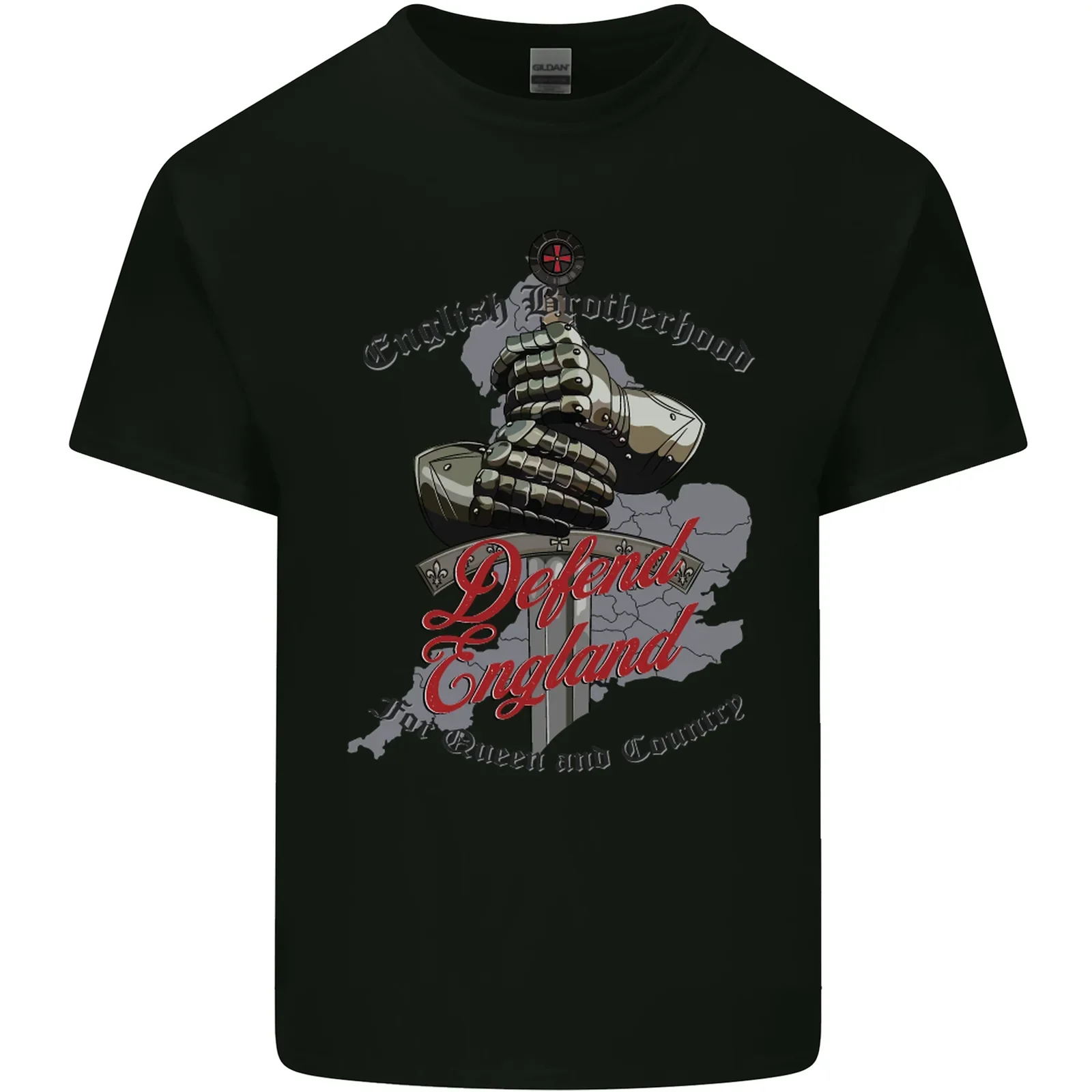 Medieval Crusader Knight Sword Design English Brotherhood T-Shirt 100% Cotton O-Neck Short Sleeve Casual Mens T-shirt Size S-3XL
Medieval Crusader Knight Sword Design English Brotherhood T-Shirt 100% Cotton O-Neck Short Sleeve Casual Mens T-shirt Size S-3XL