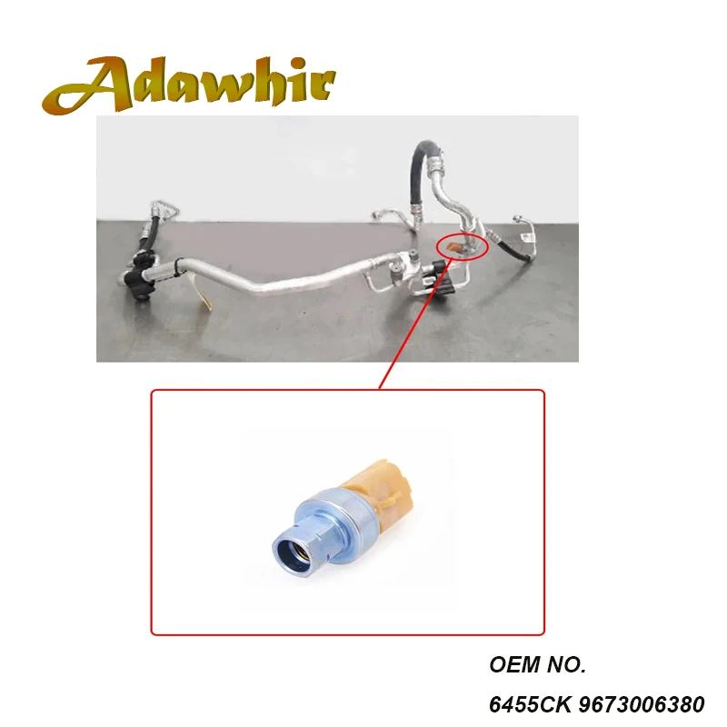 6455CK 9653027380 Air Conditioning Pressure Sensor FOR Peugeot 208 2008 307 308 3008 407 408 508 Citroen Sega C4 C5 9673006380
6455CK 9653027380 Air Conditioning Pressure Sensor FOR Peugeot 208 2008 307 308 3008 407 408 508 Citroen Sega C4 C5 9673006380