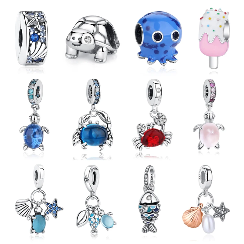 Original 925 Sterling Silver Charms Sea Turtle Pendant Crystal Beads Fit Brand Bracelets Necklaces Diy Jewelry For Women
Original 925 Sterling Silver Charms Sea Turtle Pendant Crystal Beads Fit Brand Bracelets Necklaces Diy Jewelry For Women