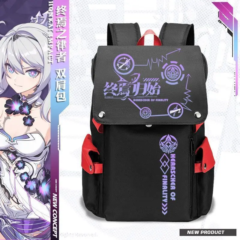 Honkai Impact 3Rd Game Chiana's End Of Herrscher Merchandise Student Casual Backpack Unisex Double Shoulder Bag TT Anime 
Honkai Impact 3Rd Game Chiana's End Of Herrscher Merchandise Student Casual Backpack Unisex Double Shoulder Bag TT Anime