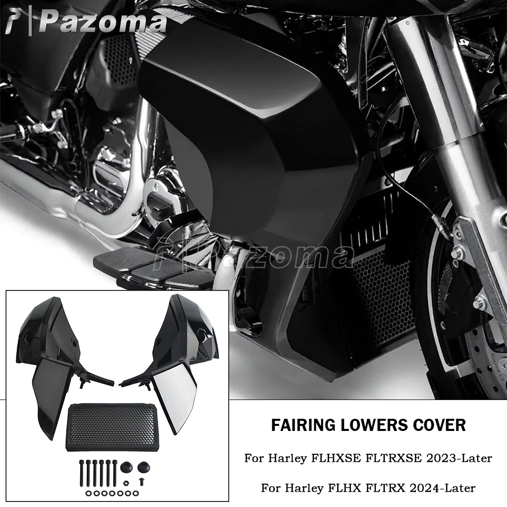 Комплект нижних обтекателей (спойлеров) для мотоциклов Harley CVO Street Road Glide FLHXSE FLTRXSE 2023-2026, FLHX FLTRX 2024-2026
Комплект нижних обтекателей (спойлеров) для мотоциклов Harley CVO Street Road Glide FLHXSE FLTRXSE 2023-2026, FLHX FLTRX 2024-2026