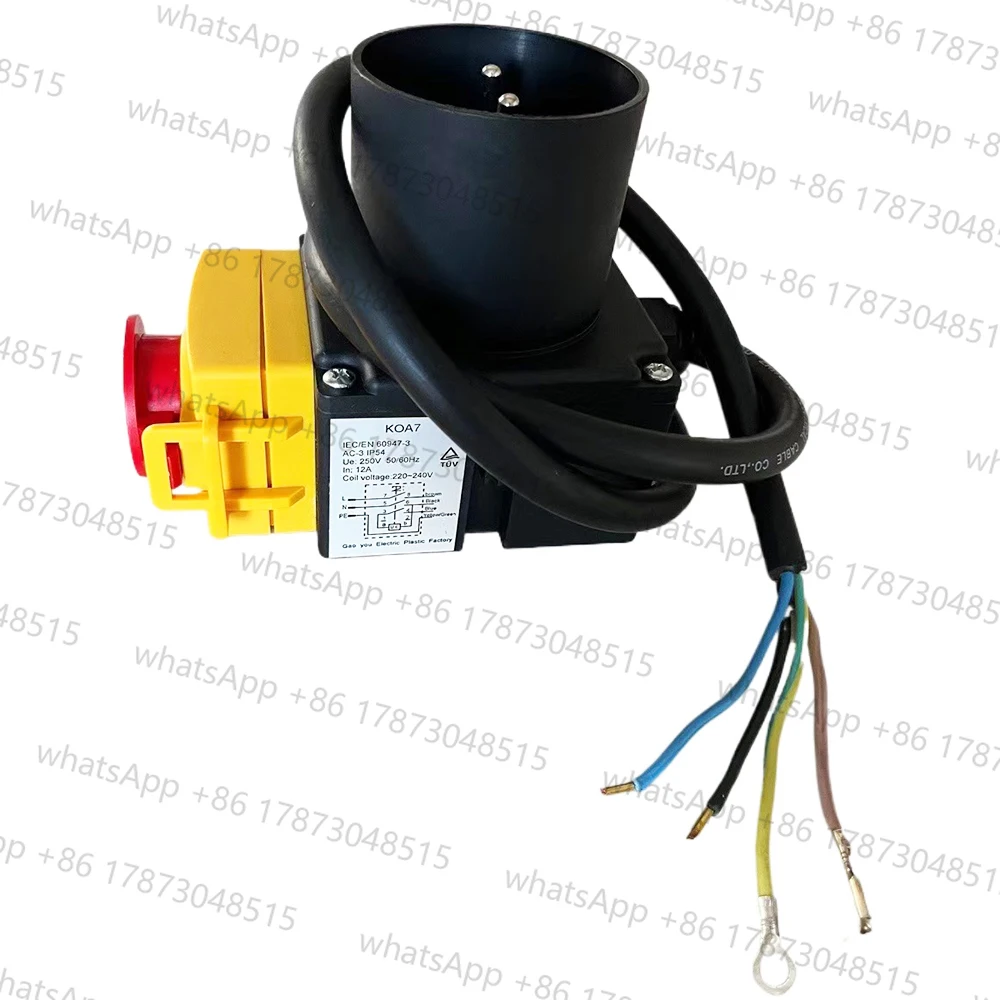 KOA7 250V 16A Wood Splitting Machine Solenoid Push Button Switch for Log Cutting Machine with Industrial Socket Plug
KOA7 250V 16A Wood Splitting Machine Solenoid Push Button Switch for Log Cutting Machine with Industrial Socket Plug