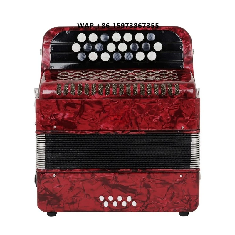 Diatonic Accordion Professional Diatonic 22-Key 8-Bass Portable Accordion with Chorus Performance Grade and Gift Bag
Diatonic Accordion Professional Diatonic 22-Key 8-Bass Portable Accordion with Chorus Performance Grade and Gift Bag