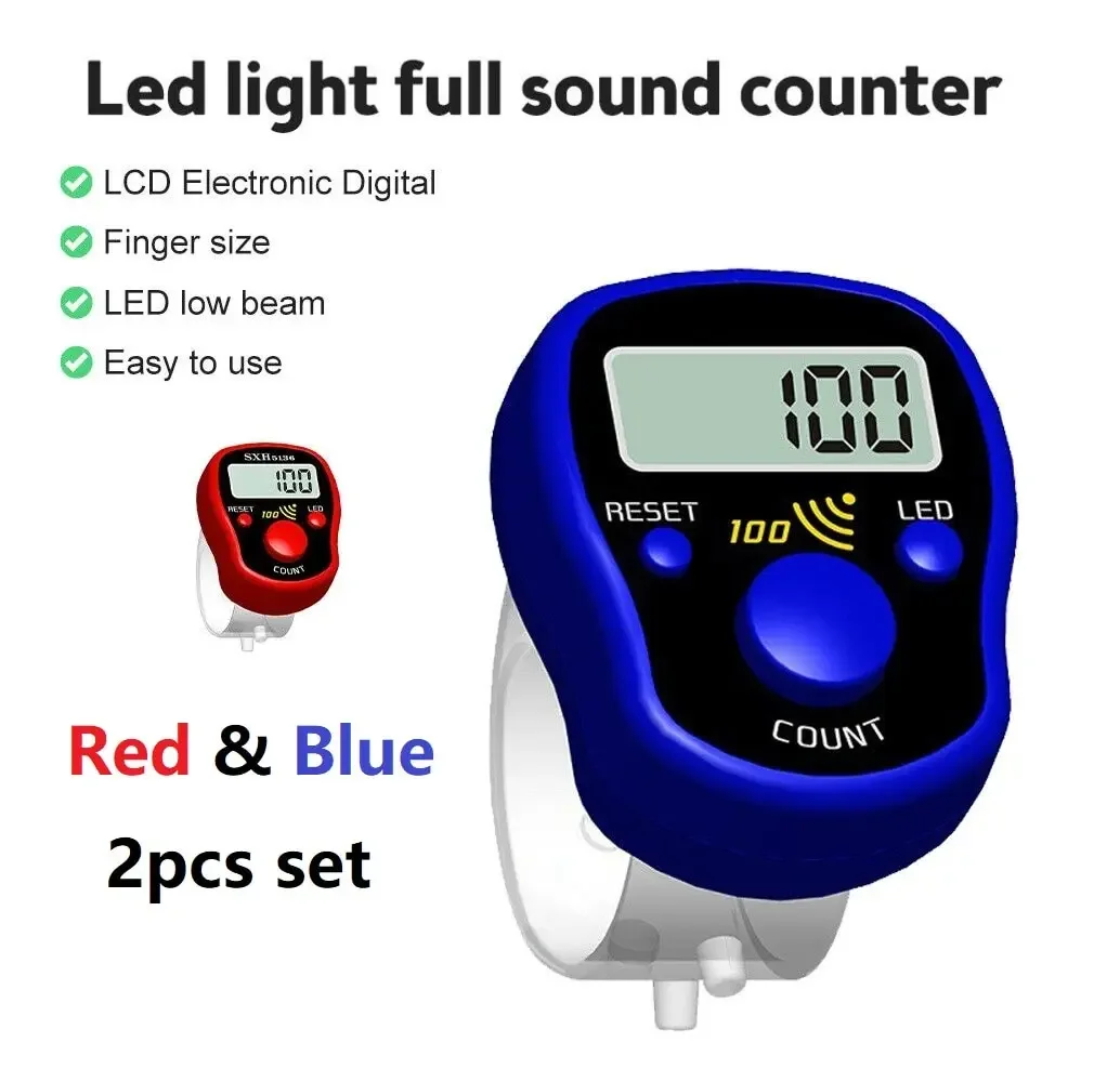 2pcs Set Mini Stitch Marker And Row Finger Counter LCD Electronic Digital Tally Counter by BeBosLook Woodworking tools Tools Qkg
2pcs Set Mini Stitch Marker And Row Finger Counter LCD Electronic Digital Tally Counter by BeBosLook Woodworking tools Tools Qkg