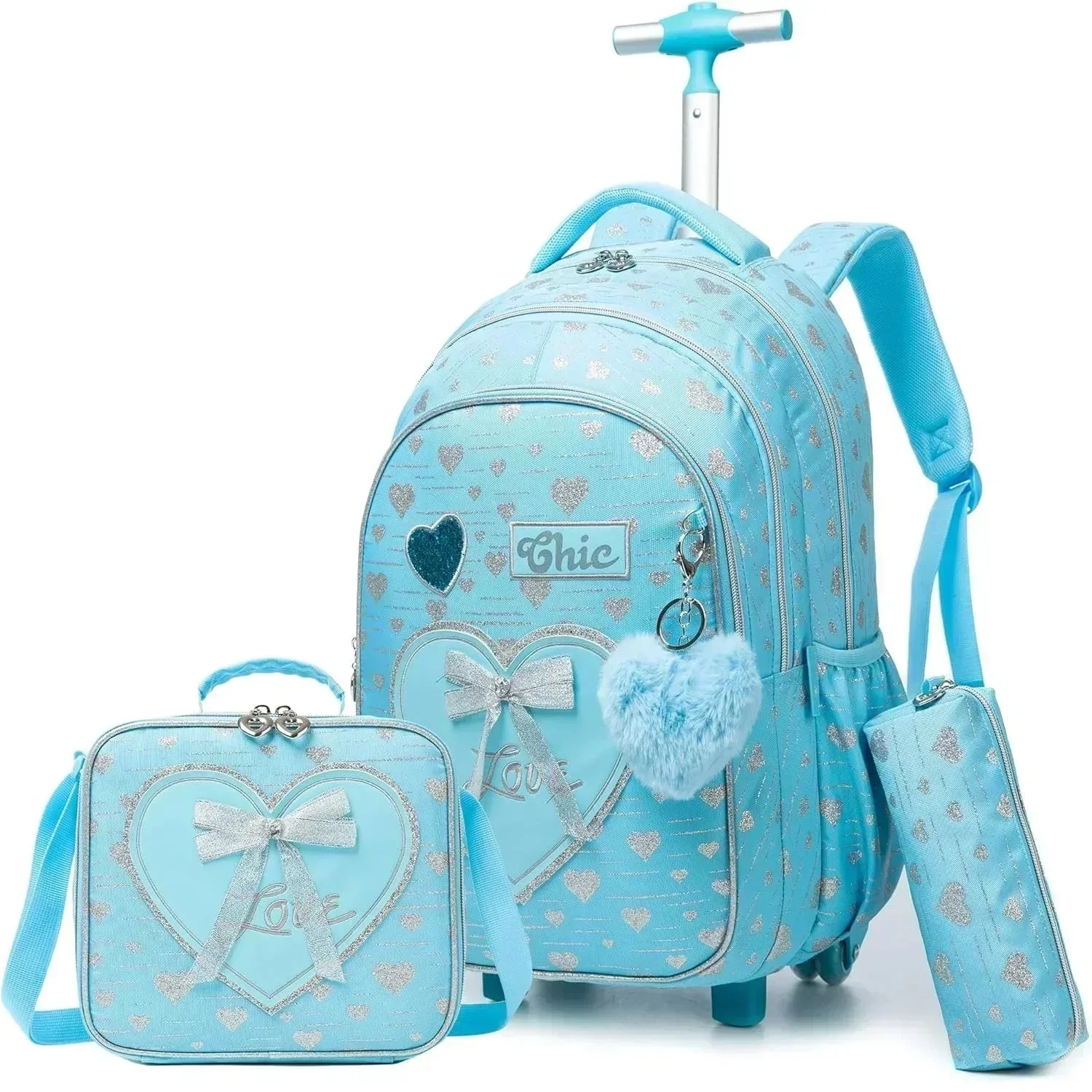 BunnFly Backpack for Kids School Backpack with Wheels for Girl Cute Travel Roller Wheeled Bookbag Backpack with Bento Boxes
BunnFly Backpack for Kids School Backpack with Wheels for Girl Cute Travel Roller Wheeled Bookbag Backpack with Bento Boxes