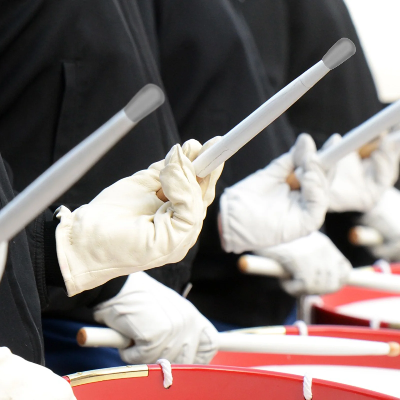 10 Pcs Drumstick Tips White Silicone Protectors Musical Instrument Accessories Percussion Mute Caps Stable Easy Install Extend 
10 Pcs Drumstick Tips White Silicone Protectors Musical Instrument Accessories Percussion Mute Caps Stable Easy Install Extend