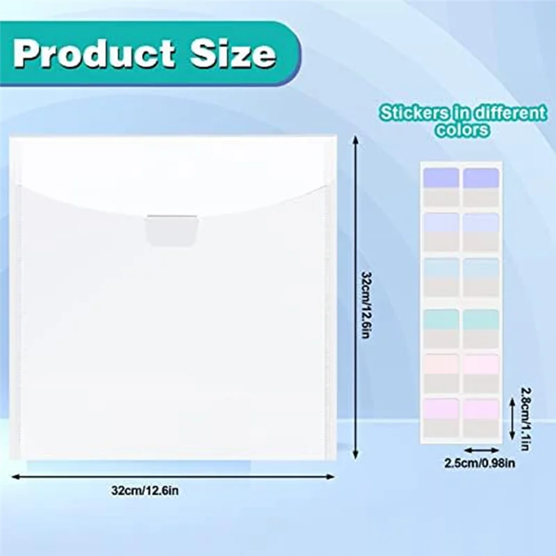 SNNE-r50Pcs Scrapbook Paper Storage Organizer with 120Pcs Sticky Index Tabs for Holding Scrapbook Paper Cardstock Vinyl
SNNE-r50Pcs Scrapbook Paper Storage Organizer with 120Pcs Sticky Index Tabs for Holding Scrapbook Paper Cardstock Vinyl