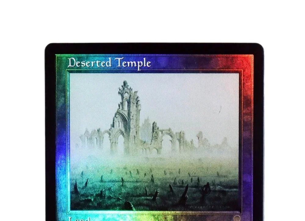 (Deserted Temple) Foil/Holo TCG Magical Proxy Cards Game Quality Proxy Gathering Board Playing Game Trading Cards proxy
(Deserted Temple) Foil/Holo TCG Magical Proxy Cards Game Quality Proxy Gathering Board Playing Game Trading Cards proxy