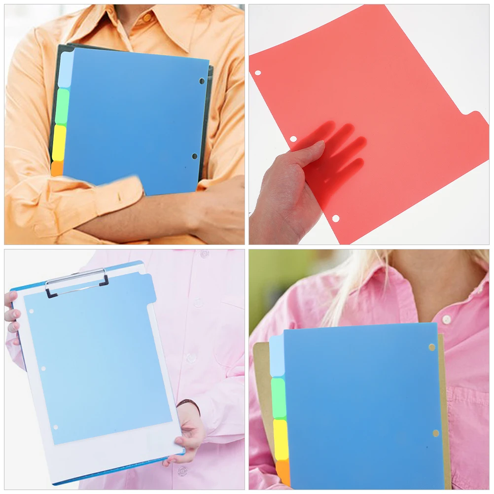 10pcs Binder A4 Notebook Dividers Detachable Colored Page Markers Plastic Index Dividers For Loose-Leaf Notepad Classification
10pcs Binder A4 Notebook Dividers Detachable Colored Page Markers Plastic Index Dividers For Loose-Leaf Notepad Classification