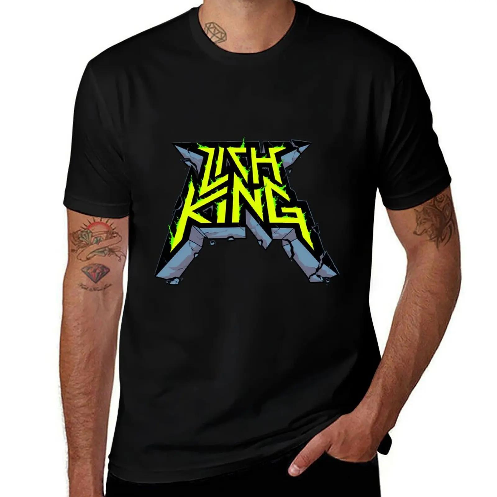 Lich King Rock Band American T-Shirt plus size clothes vintage anime stuff boys whites shirts men graphic
Lich King Rock Band American T-Shirt plus size clothes vintage anime stuff boys whites shirts men graphic