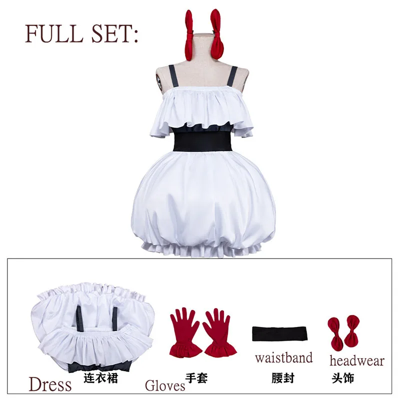 Anime Arima Kana Cosplay Costume White Bud Dress Gloves Team Full Set Stage Performance Comic Con Bow Tie Hairpin Lolita Unifrom
Anime Arima Kana Cosplay Costume White Bud Dress Gloves Team Full Set Stage Performance Comic Con Bow Tie Hairpin Lolita Unifrom