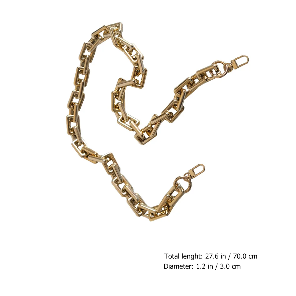 1Pcs Gold Handbag Shoulder Strap Chic Detachable Crossbody Chain Lightweight Durable Replacement Bag Strap for DIY Clutches Mini
1Pcs Gold Handbag Shoulder Strap Chic Detachable Crossbody Chain Lightweight Durable Replacement Bag Strap for DIY Clutches Mini