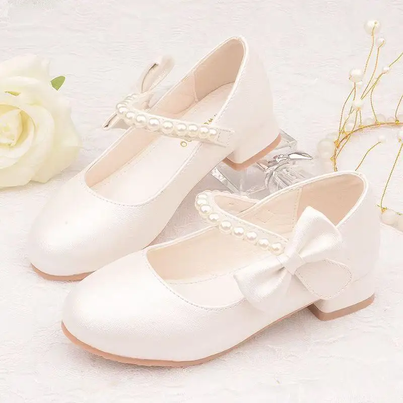 Kids Shoes Girls High Heel Princess Flower Shoes Fashion Children Shoes Leather Fashion Girls Party Dress Wedding Dance Shoes
Kids Shoes Girls High Heel Princess Flower Shoes Fashion Children Shoes Leather Fashion Girls Party Dress Wedding Dance Shoes