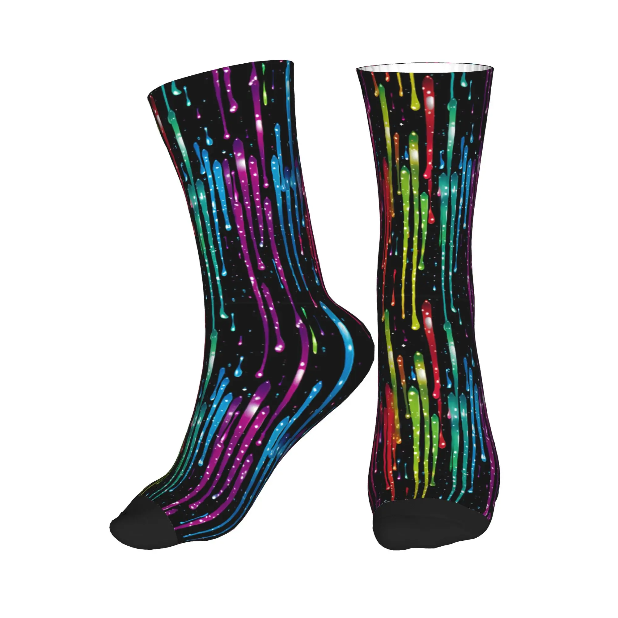 Dripping Rainbow Liquid Pattern Dress Socks for Men Women Warm Fashion Crew Socks
Dripping Rainbow Liquid Pattern Dress Socks for Men Women Warm Fashion Crew Socks