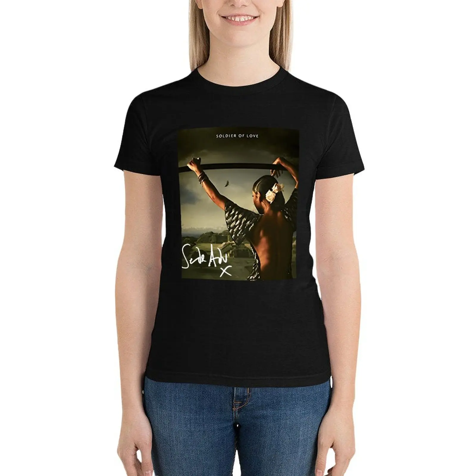 Soldier of Love album art T-Shirt cute tops lady clothes western t shirts for Women
Soldier of Love album art T-Shirt cute tops lady clothes western t shirts for Women