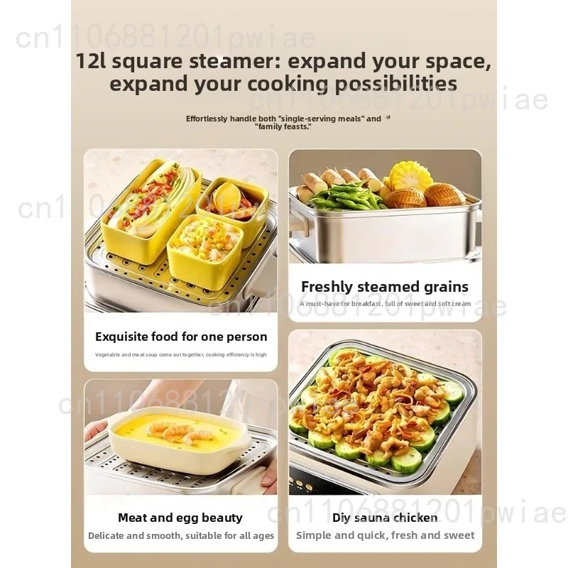 12L Stainless Steel Multi-Steamer Electric Cooker Eggs Half-boiled Eggs Boiling Sweet Potatoes Electric Steamer
12L Stainless Steel Multi-Steamer Electric Cooker Eggs Half-boiled Eggs Boiling Sweet Potatoes Electric Steamer