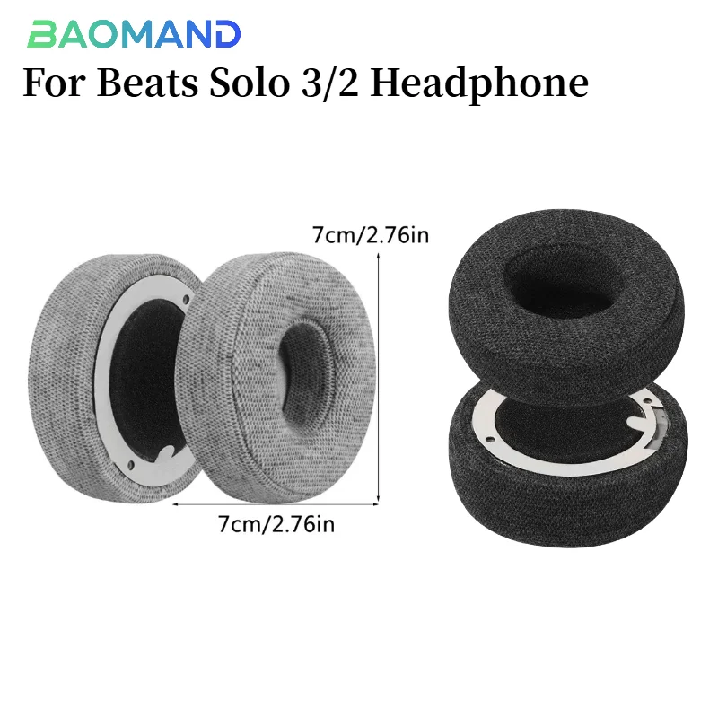 Replacement Protein Ear Pads for Beats Solo 3/2 Headphones Soft Foam Ear Cushions High Quality
Replacement Protein Ear Pads for Beats Solo 3/2 Headphones Soft Foam Ear Cushions High Quality