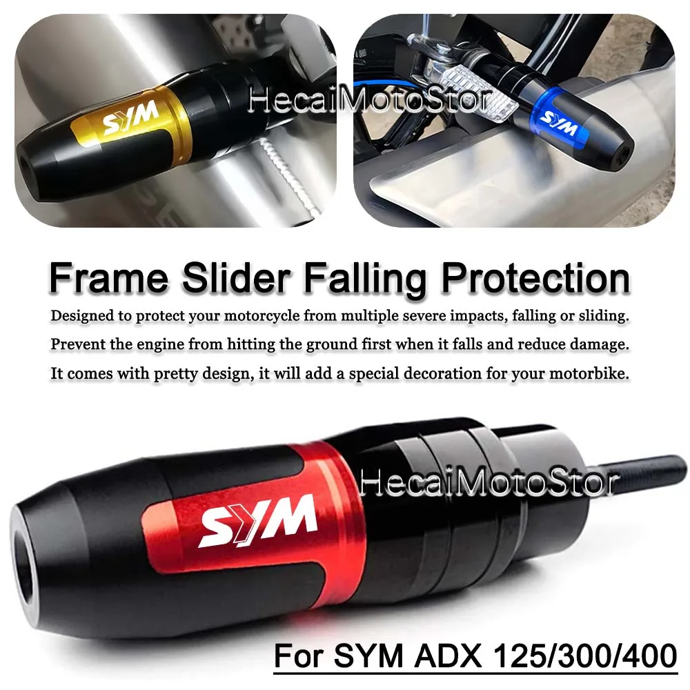 For SYM ADX adx 125 300 400 Motorcycle CNC Accessoires Falling protection Exhaust Slider Crash
For SYM ADX adx 125 300 400 Motorcycle CNC Accessoires Falling protection Exhaust Slider Crash