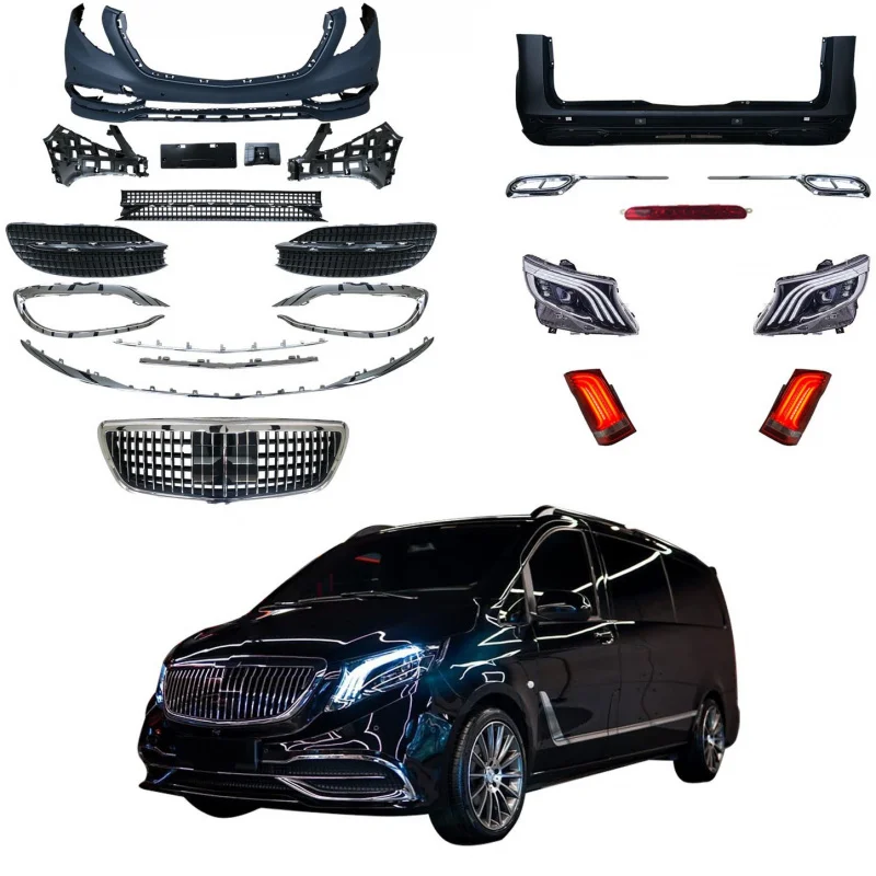 SAAR Compatible with Mercedes-Benz V-Class W447 2016+ Upgraded Maybach Bumper Body Kit Without Hood
SAAR Compatible with Mercedes-Benz V-Class W447 2016+ Upgraded Maybach Bumper Body Kit Without Hood
