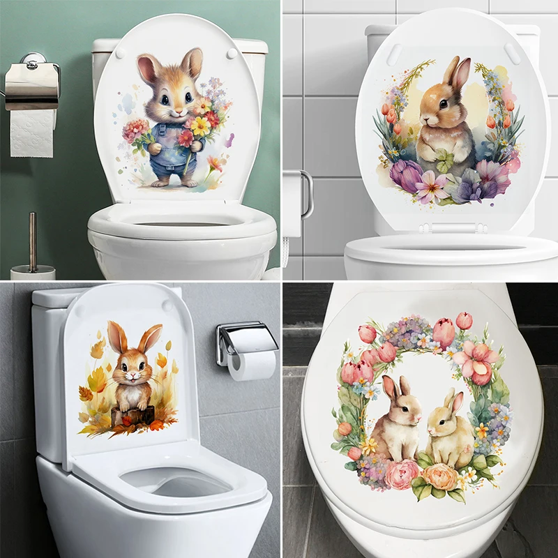 C19# Cartoon Rabbit Funny Wall Sticker Bathroom Toilet Decor Living Room Cabinet Refrigerator Home Decoration Decals
C19# Cartoon Rabbit Funny Wall Sticker Bathroom Toilet Decor Living Room Cabinet Refrigerator Home Decoration Decals