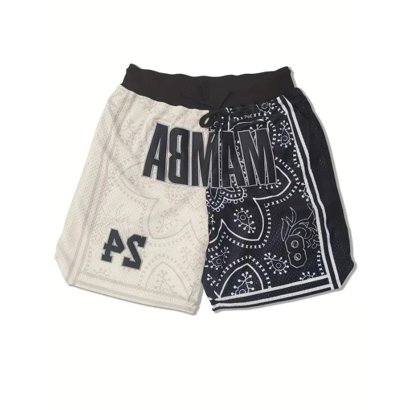 Летние мужские # 8 # Баскетбольные шорты с 24-цифровой узором и принтом, дышащие шорты на шнурке, повседневные брюки для спорта на открытом воздухе, фитнеса
Летние мужские # 8 # Баскетбольные шорты с 24-цифровой узором и принтом, дышащие шорты на шнурке, повседневные брюки для спорта на открытом воздухе, фитнеса