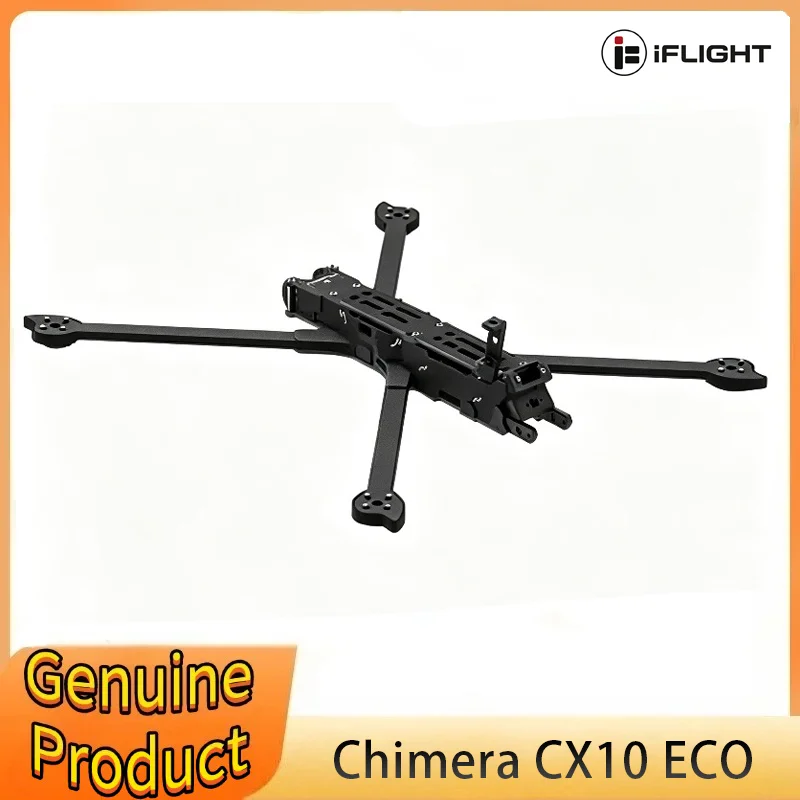 IFlight Chimera CX10 ECO 10 Inch FPV Frame Kit 452mm Wheelbase 6mm Arm Carbon Fiber RC Parts
IFlight Chimera CX10 ECO 10 Inch FPV Frame Kit 452mm Wheelbase 6mm Arm Carbon Fiber RC Parts